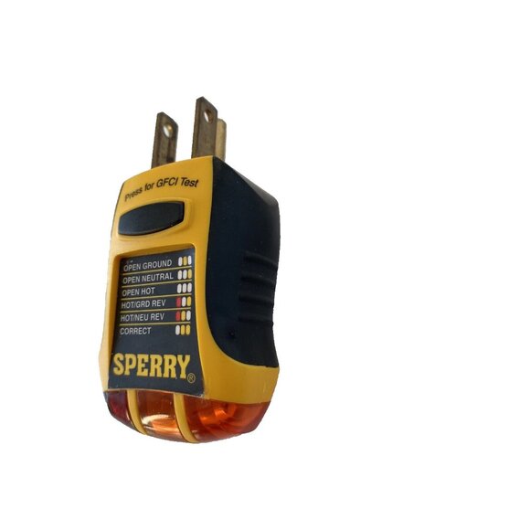 Sperry GFI6302 GFCI Outlet Receptacle Tester - Used - Clean - Tested - Picture 2 of 6